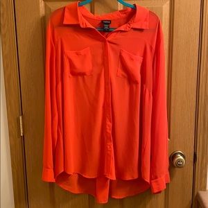 Orange Blouse